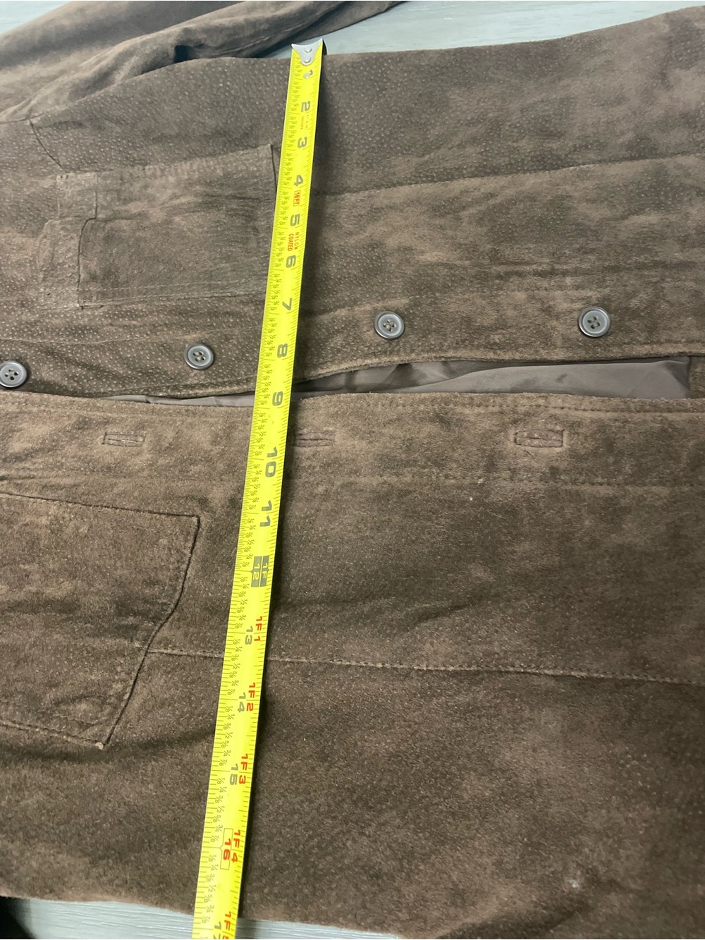 Wilson Brown Suede Leather Jacket - Picture 12 of 12